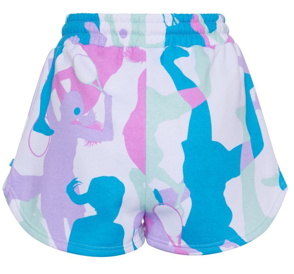 Женские Шорты теннисные Australian Open Shorts Player Camouflage - разноцветный