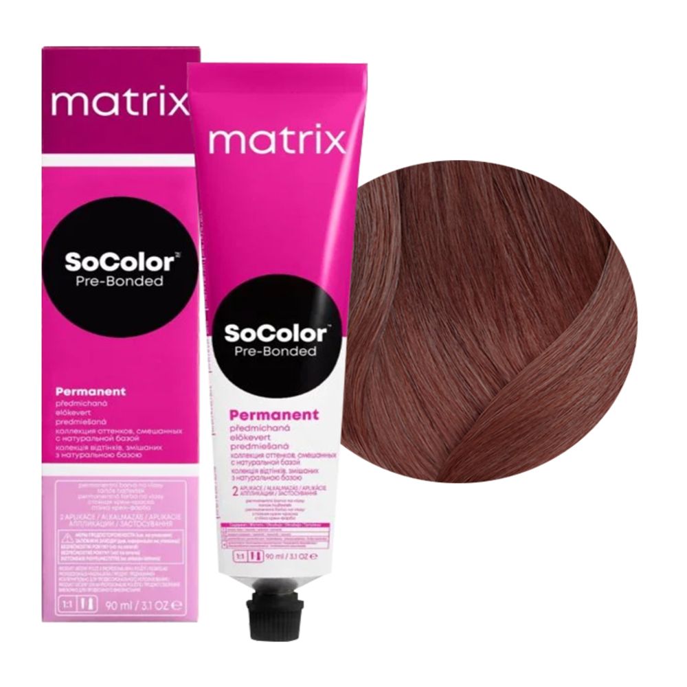 MATRIX Крем-краска SoColor Pre-Bonded 6M, 90 мл