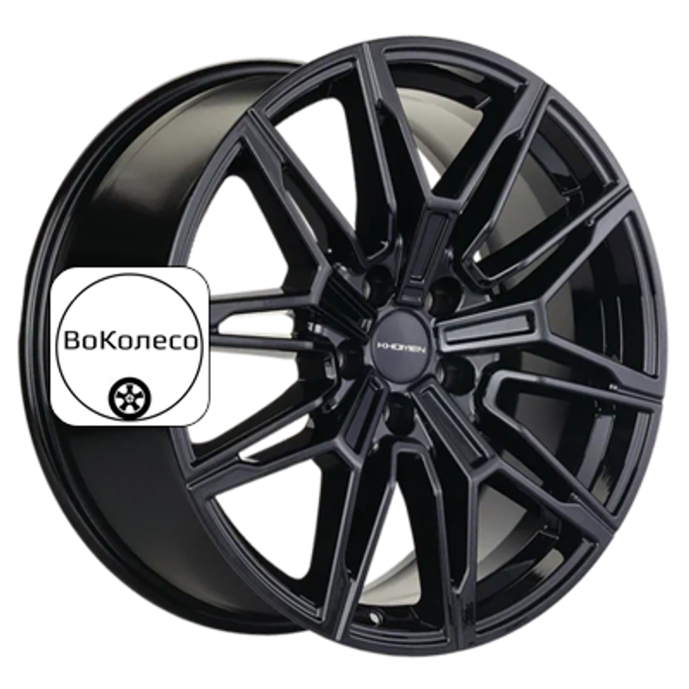 8,5x19/5x108 ET48 D60,1 KHW1904 (Tiggo 8/8 Pro) Black Khomen Wheels