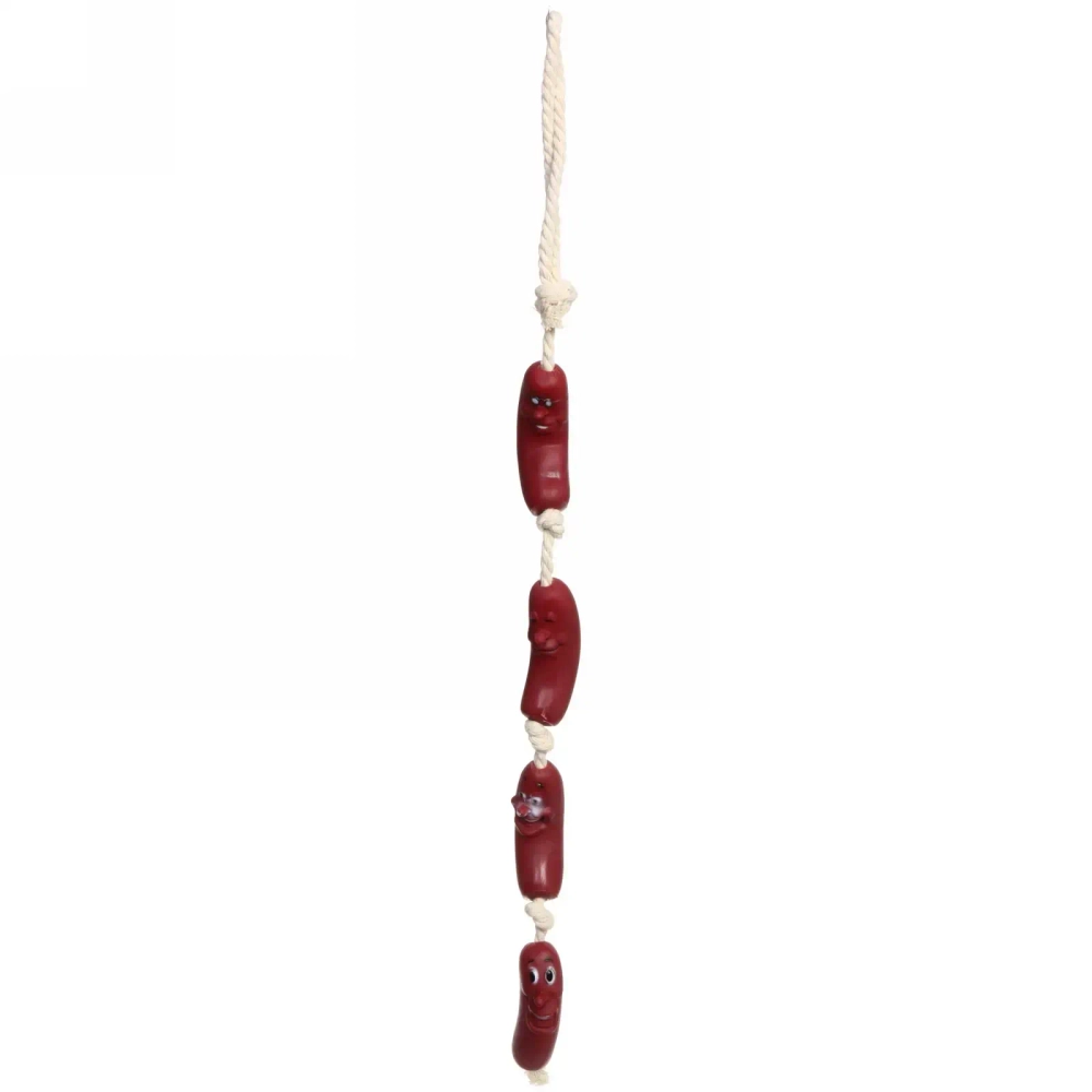 Игрушка - канат для собак «Сосиски для Бро», цвет как на фото, 75см (лейбл)