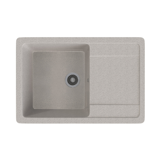 Мойка ML-GMS15 СТАНДАРТ с крылом, светло-серый (310), 640*505*185мм