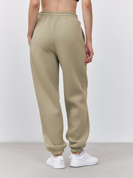 Брюки женские с начесом (болотный)