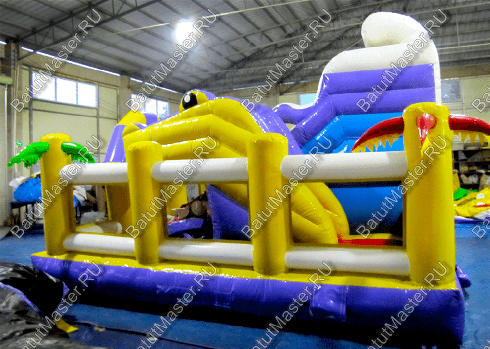 Надувной батут "Мульти-сафари-утка" 6*6*4 м