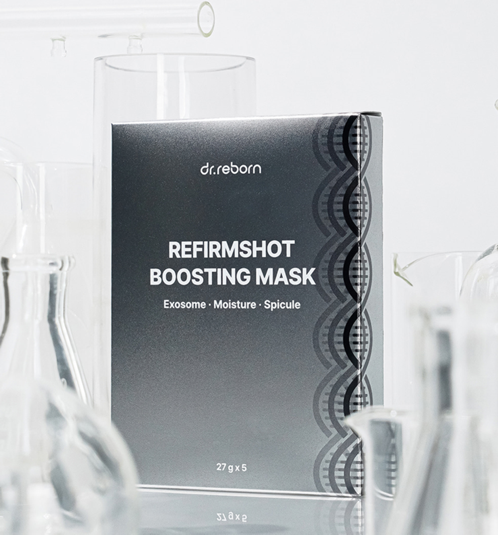 Dr.Reborn Refirmshot Boosting Mask антивозрастная тканевая маска для лица с экзосомами и микроиглами