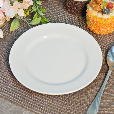 Тарелка 160мм мелкая форма Идиллия Без деколи