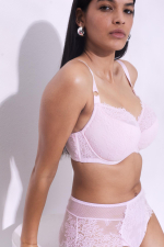 Бюстгальтер Hush Blush с чашками +size на уплотнителе (Размер: 85H) (Цвет: нежно-розовый)