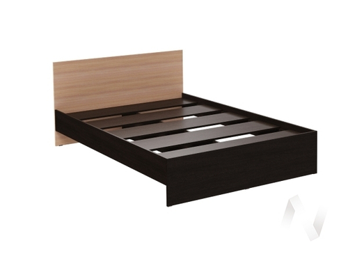 Кровать 1;4м Спальня Ронда (венге/дуб молочный)