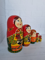 Матрешка "с курочкой" традиция 5мест