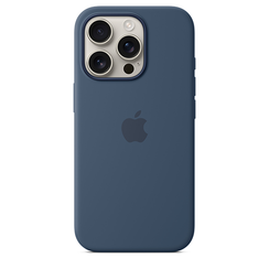Чехол Apple iPhone 16 Pro Silicone Case with MagSafe Denim MYYK3