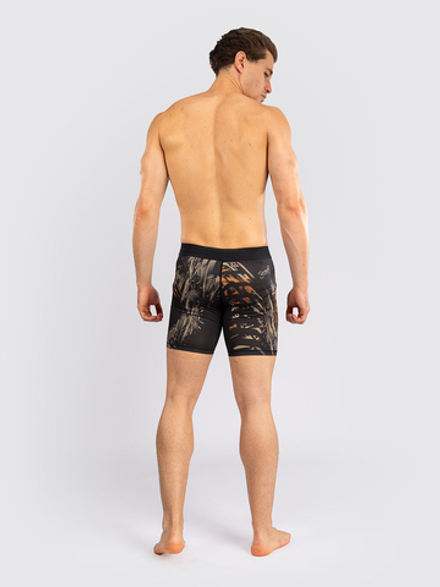 Шорты компрессионные Venum Tiger Black/Neo Orange