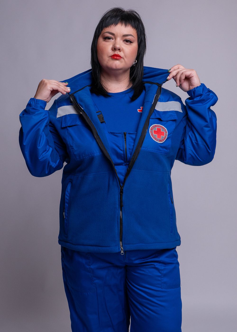 Толстовка флисовая женская Скорая помощь Medicline