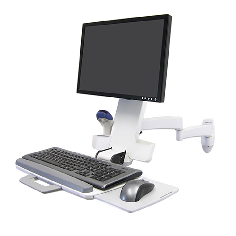 Комбо-крепление "Рука" Ergotron серия 200 (45-230-200 / 45-230-216), Белый