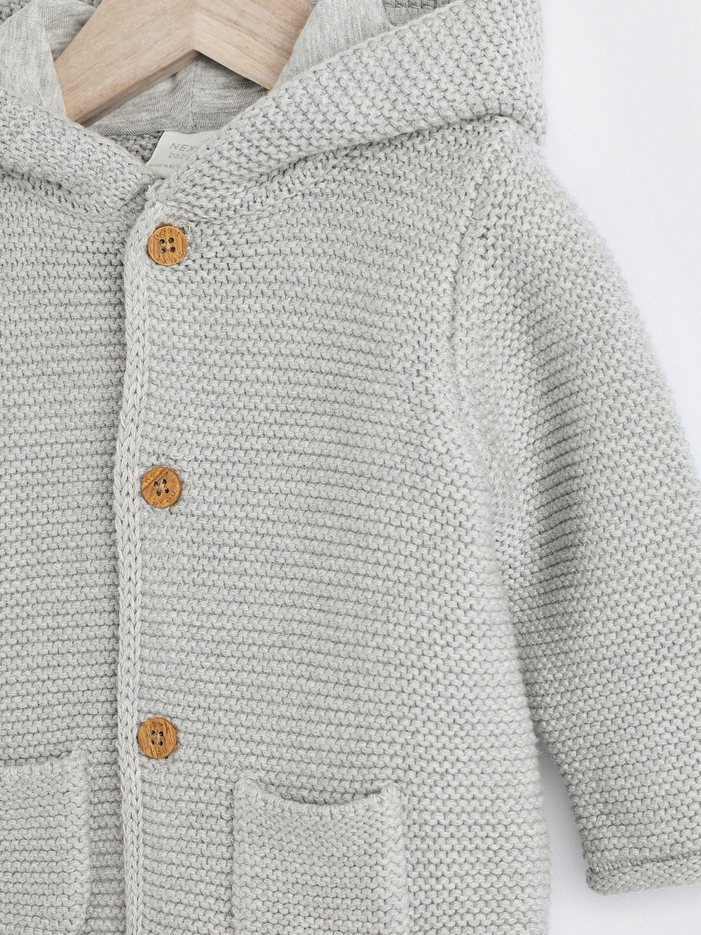 Кардиган с капюшоном для малышей Next Q99-812, Серый