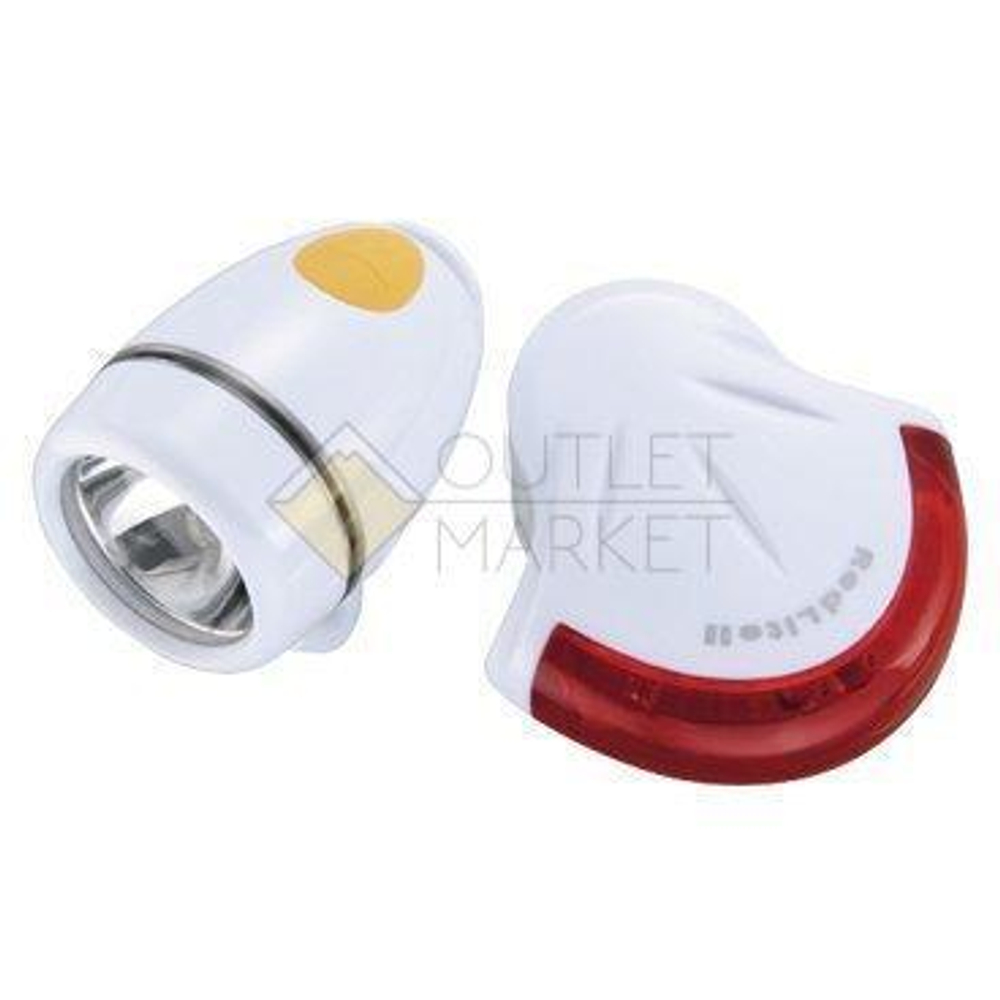 Комплект фонарей TOPEAK HighLite Combo II (WhiteLite II + RedLite II), белый цвет