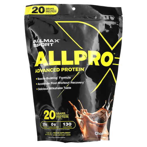 ALLMAX, Sport, ALLPRO Advanced Protein, с шоколадом, 680 г (1,5 фунта)