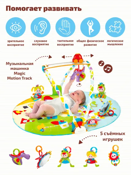 Развивающий коврик Yookidoo Страна сказок