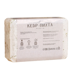 Соляной брикет "Кедр - Пихта" 1,35 кг Добропаровъ