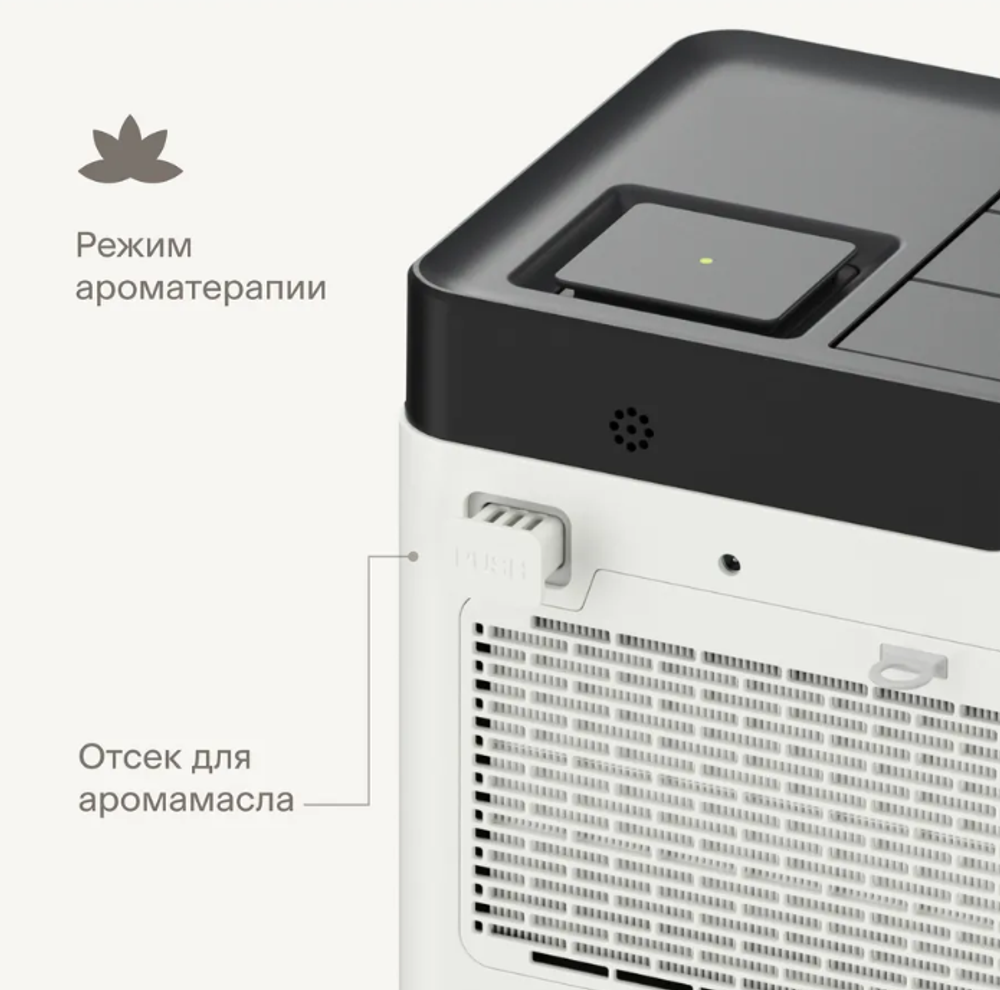 Tuvio Мойка воздуха TAP01DE с Wi-Fi, УФ, ионизацией и Алисой, 6 л