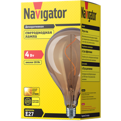 Лампа Navigator 14 501 NLL-F-PS125-4-230-2.7K-E27