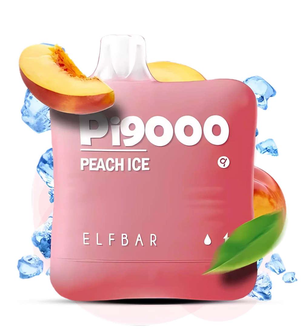 ELFBAR 9000 - PEACH ICE (5%nic)