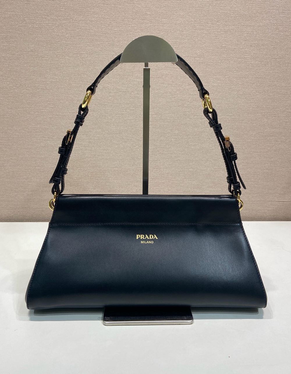 Prada Enchaine Medium Leather Bag 32 cm