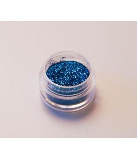 Блестки ярко-голубые 3 гр+ баночка 0,2