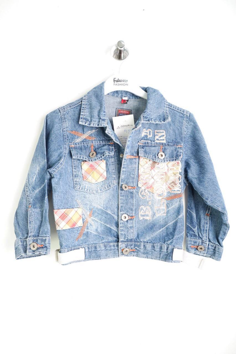 Куртка джинсовая модная, на 4 года