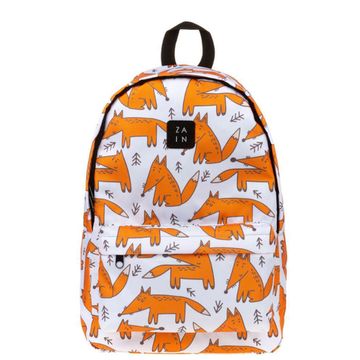 Рюкзак Zain. Лисы 114. Белый