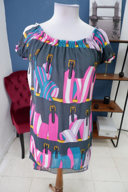 Туника яркого цвета 44/46 размер