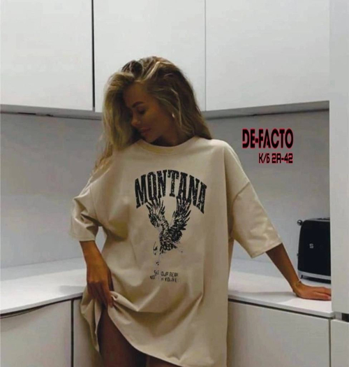 Футболка женская оверсайз