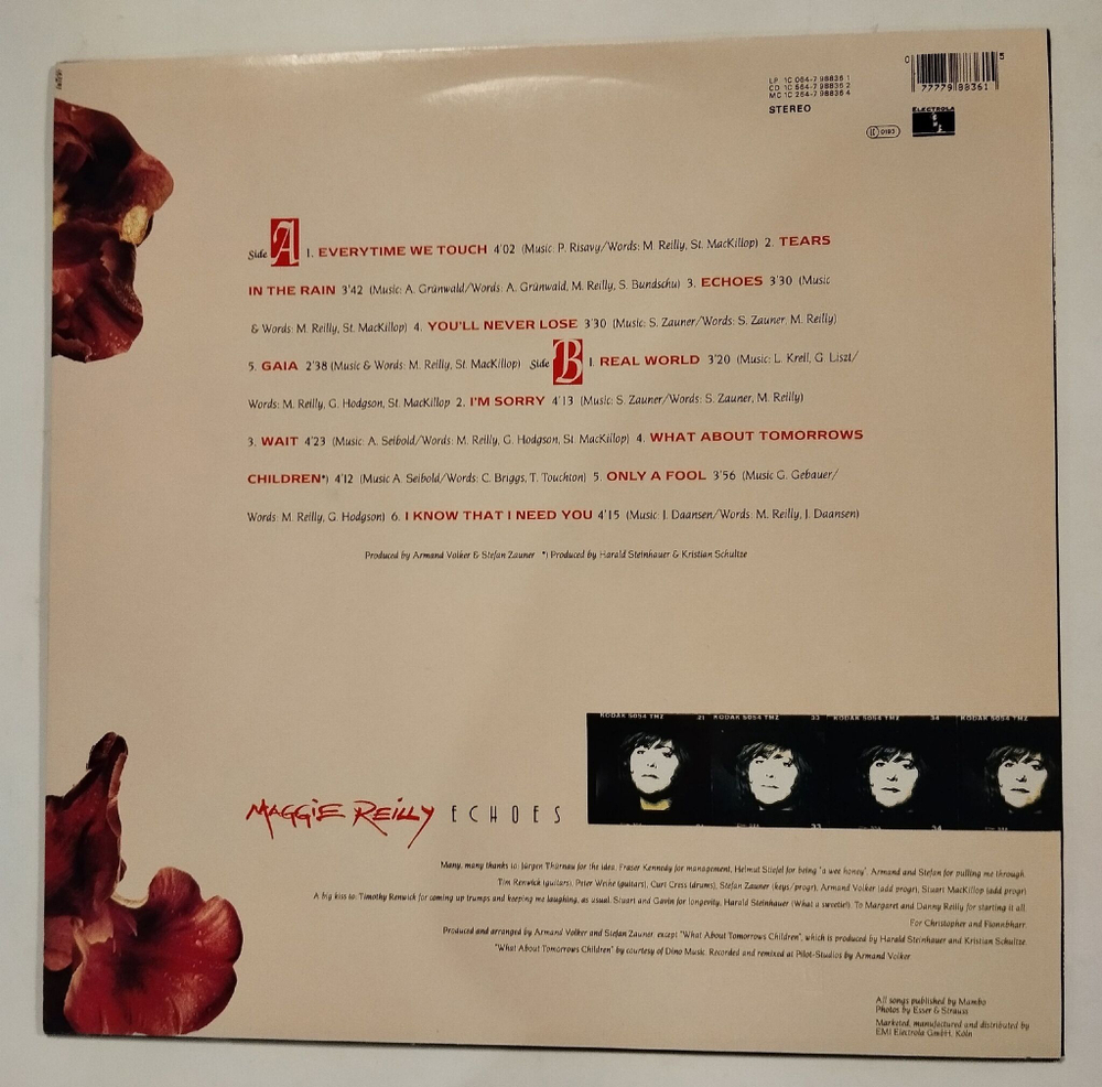 Винтажная виниловая пластинка LP Maggie Reilly Echoes (Germany 1992)