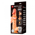 Реалистичный вибратор Sadik, 24 см