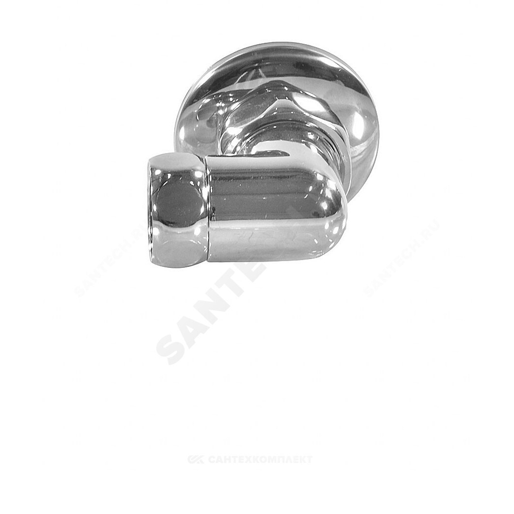 Соединитель для полотенцесушителя латунь Ду 20 3/4"x3/4" нак/гайка/НР угловой хром 0003-11 RCN