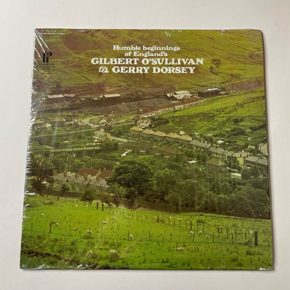 Винтажная виниловая пластинка LP Gilbert O'Sullivan and Gerry Dorsey Humble Beginnings Of England (USA 1973)
