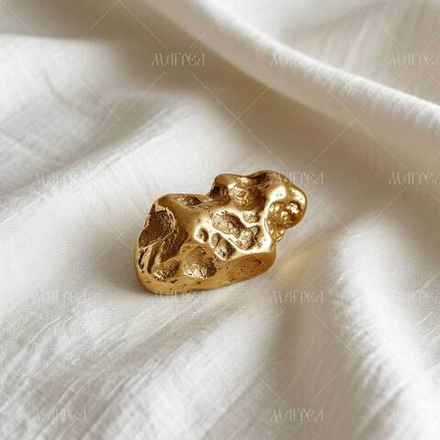 Ручка латунная мебельная кноб Везувий