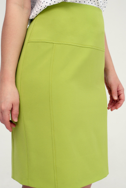 Юбка женская 1042оа-55, оливковый #184Ола011042оа-55