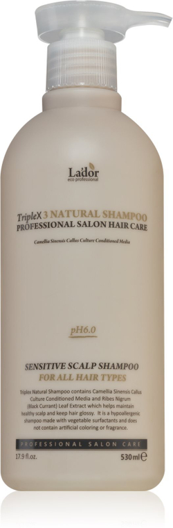 La'dor TripleX - натуральный травяной шампунь для всех типов волос /   530  ml  / GTIN 8809500810629