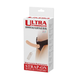 Вибрирующий страпон с пультом управления - 21 см.