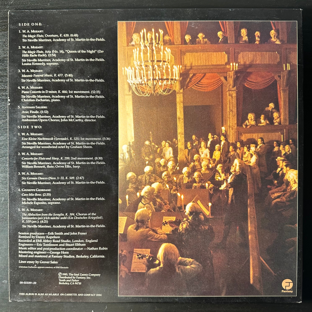 Amadeus - More Music From The Original Soundtrack Of The Film (Голландия 1985г.)