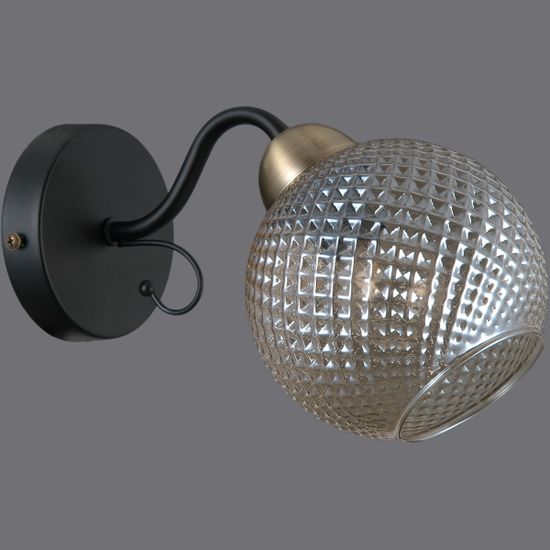 IL0190-1WSQ-79 BK AB светильник настенный