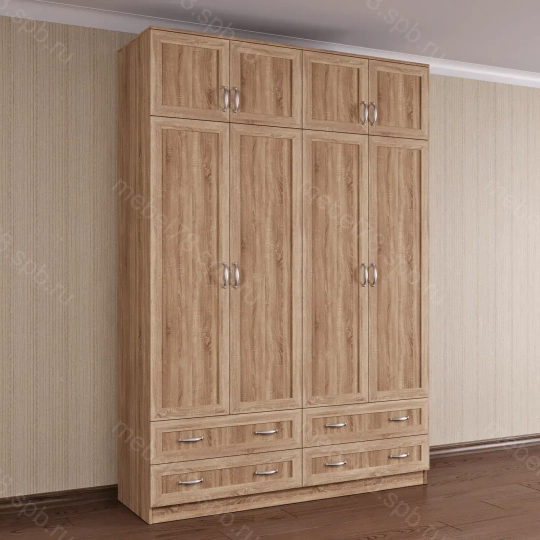 Шкаф распашной с антресолью 4/10