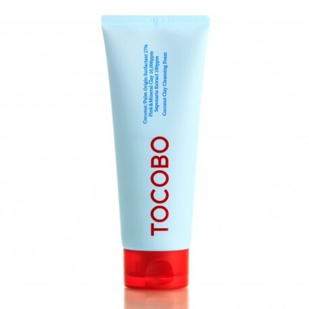 Пенка для умывания глубоко очищающая TOCOBO Coconut Clay Cleansing Foam 150 мл