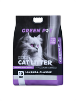 Green pet бентонитовый наполнитель для кошек гранулированный лаванда