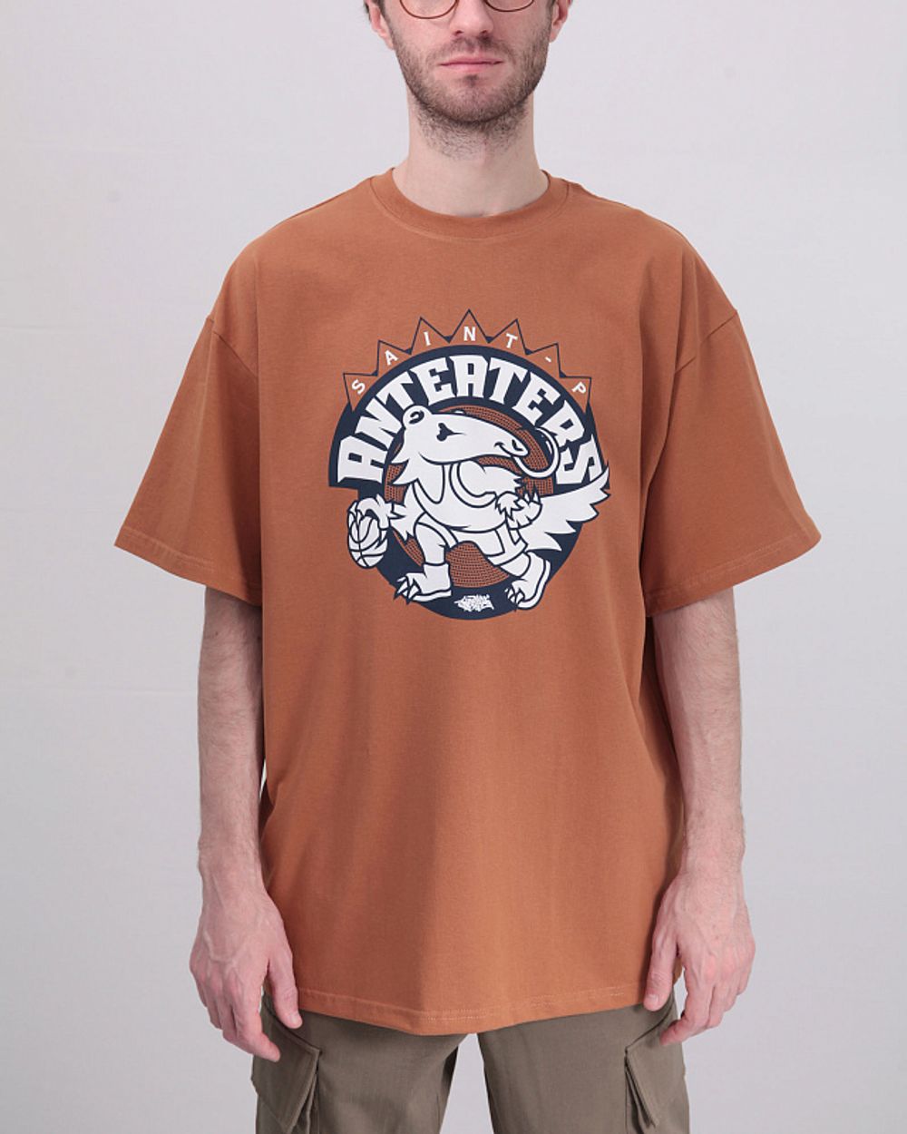 Футболка Anteater Муравьед Коричневая