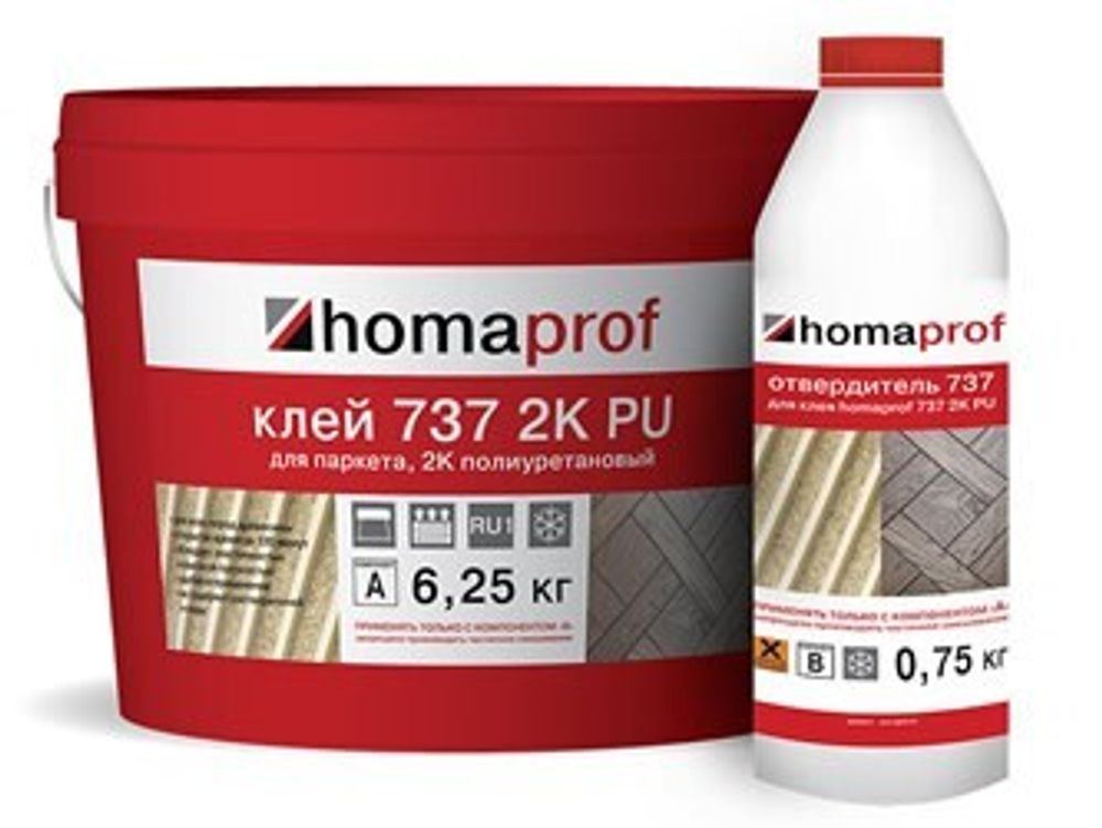 Клей полиуретановый Homakoll 737 2K PU 7кг