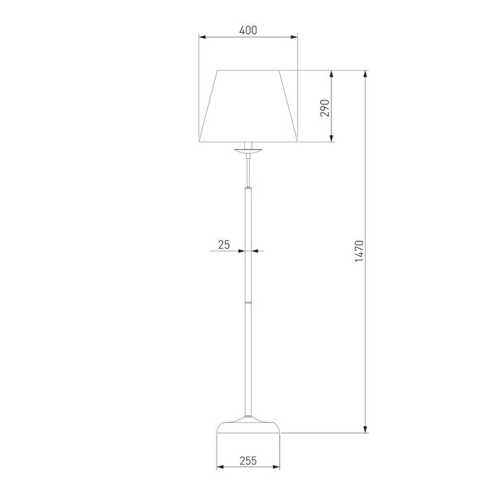 Торшер Eurosvet 01008/1 античная бронза