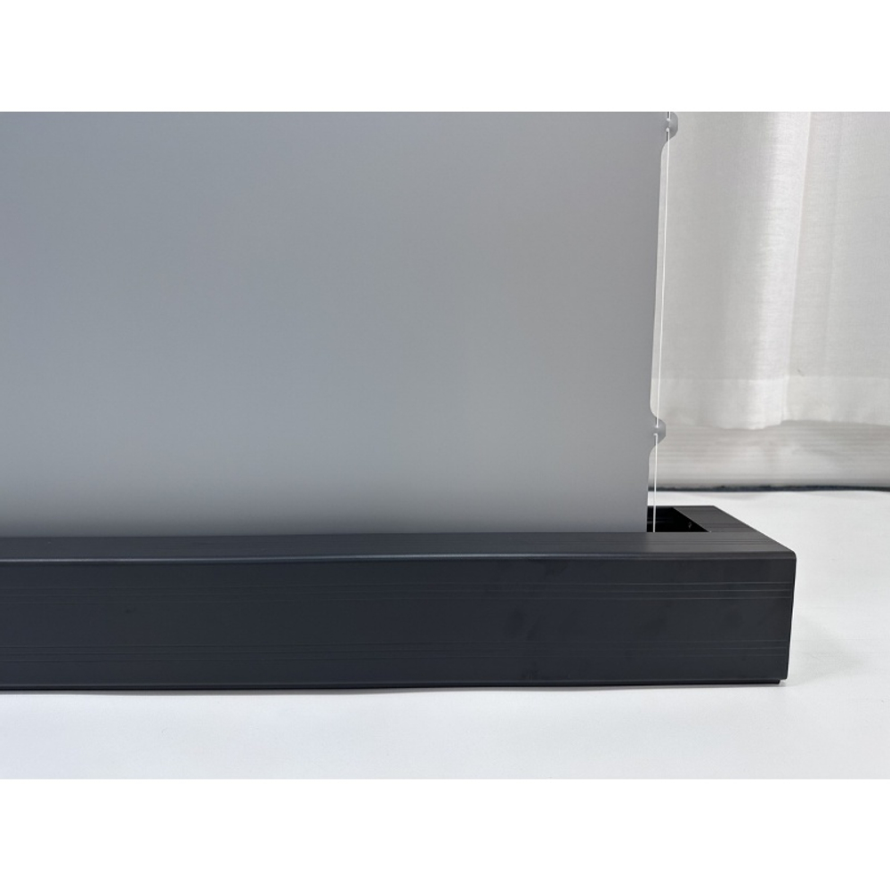 Экран для проектора 133'' S'OK, 296x165 см, 4K, напольный с электроприводом, Nanometallic, белый
