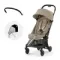 Прогулочная коляска Cybex Coya Cozy Beige Matt Black