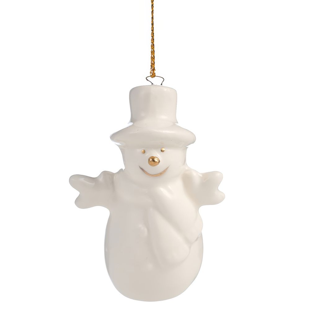 ПОДВЕСКА НА ЁЛКУ "СНЕГОВИК" 4,5*2,5*7 СМ