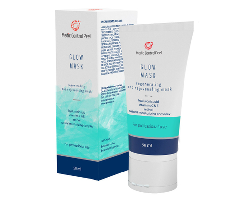 Medic Control Peel GLOW MASK - Маска с гиалуроновой кислотой, ретинолом и витамином С, 50 мл